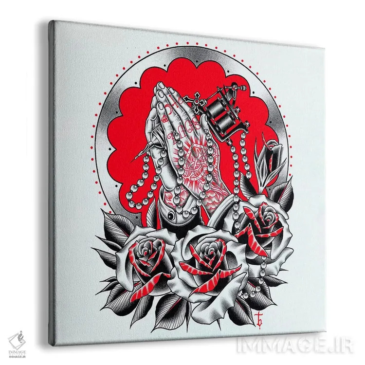 تابلو ستایش اثر تایلر بردوگ - نمای پرسپکتیو محصول