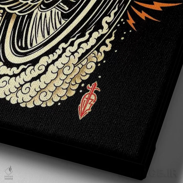 تابلو سواری اثر تایلر بردوگ - نمای نزدیک بافت بوم