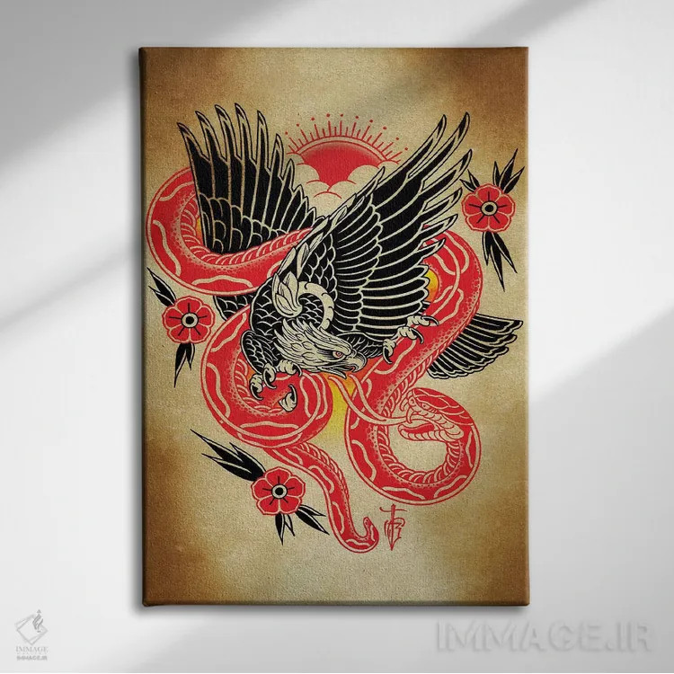 تابلو مار اثر تایلر بردوگ - نمای روبهرو روی دیوار