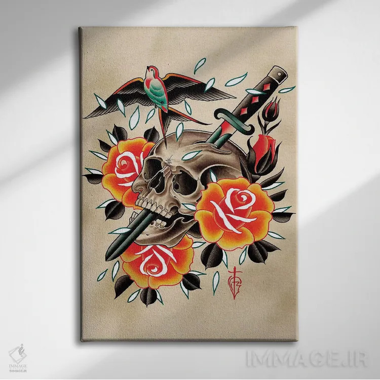 تابلو نبرد (بوکس) اثر تایلر بردوگ - نمای روبهرو روی دیوار