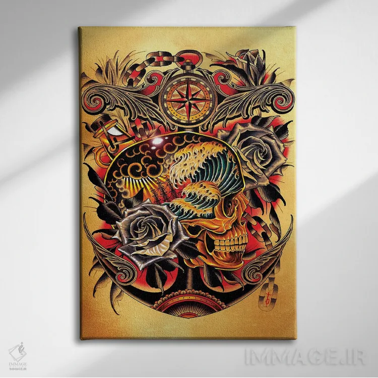 تابلو مسیر اثر تایلر بردوگ - نمای روبهرو روی دیوار