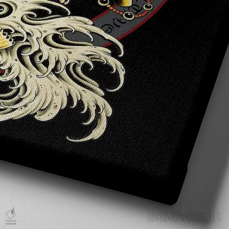 تابلو رویای هنرمند اثر تایلر بردوگ - نمای نزدیک بافت بوم