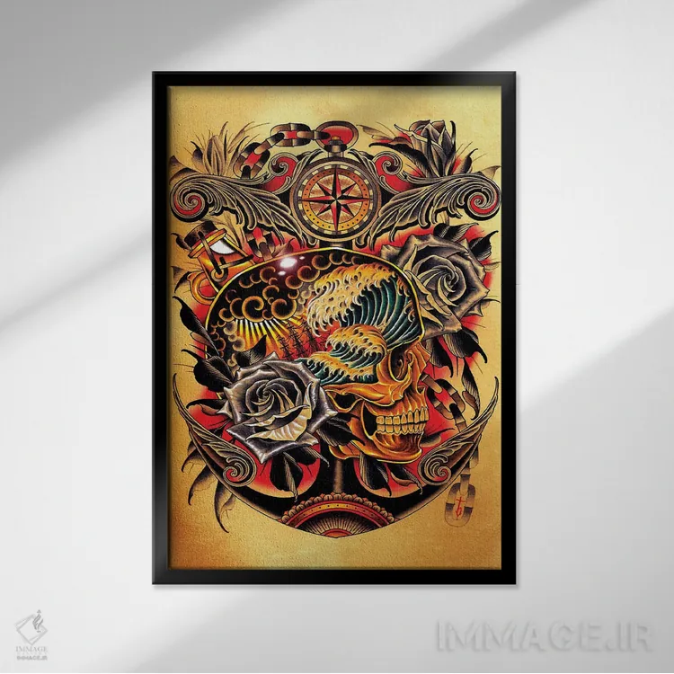 تابلو مسیر اثر تایلر بردوگ - نمای قابدار مشکی