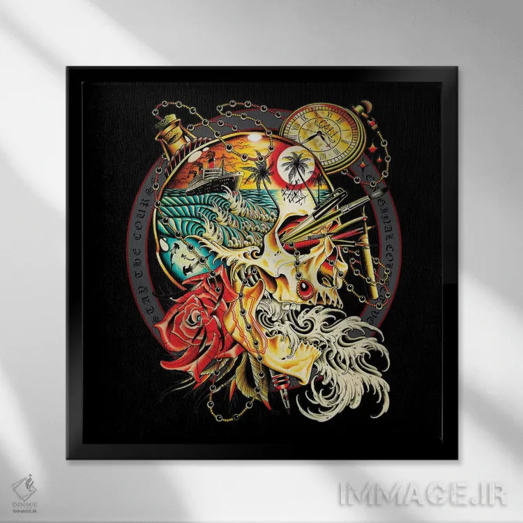 تابلو رویای هنرمند اثر تایلر بردوگ - نمای قابدار مشکی