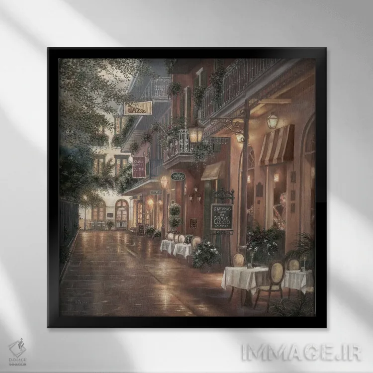 تابلو کارمن لجیو نیواورلئان ۱۹۵۹ اثر بتسی براون - نمای قابدار مشکی