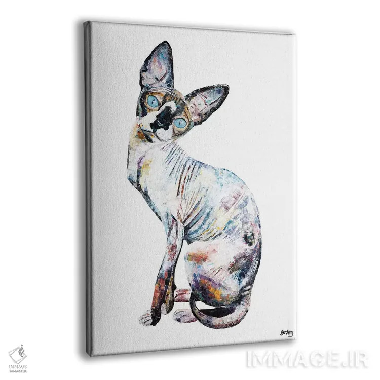 تابلو لری اثر بکسی - نمای پرسپکتیو محصول