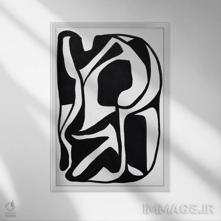 تابلو نگاه به گذشته I اثر بیا باورا - نمای قابدار سفید