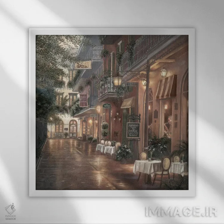 تابلو کارمن لجیو نیواورلئان ۱۹۵۹ اثر بتسی براون - نمای قابدار سفید