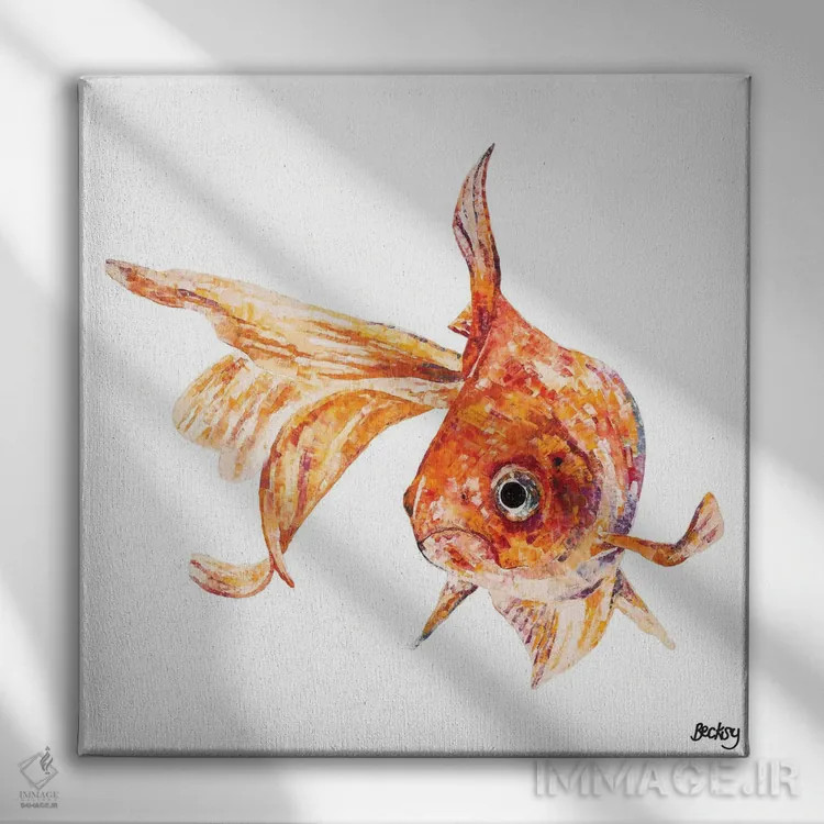 تابلو تولولا اثر بکسی - نمای روبهرو روی دیوار