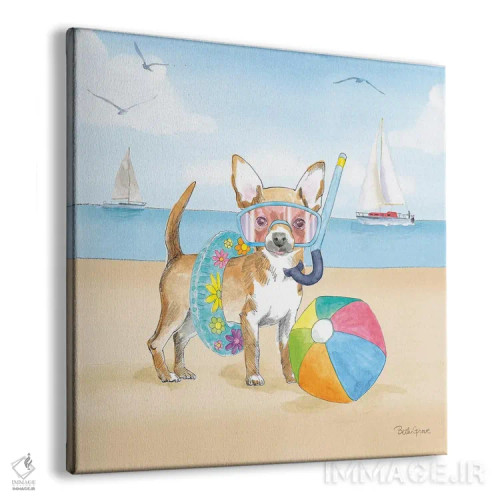 تابلو پنجههای تابستانی II بدون نوشته (حیوانات خانگی) اثر بث گروو - نمای پرسپکتیو محصول