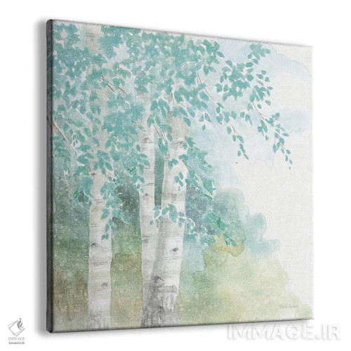 تابلو برگهای طبیعت II بدون طلا اثر بث گروو - نمای پرسپکتیو محصول