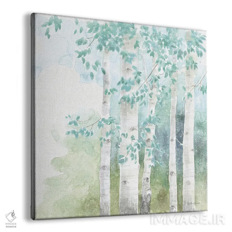 تابلو برگهای طبیعت III بدون طلا اثر بث گروو - نمای پرسپکتیو محصول