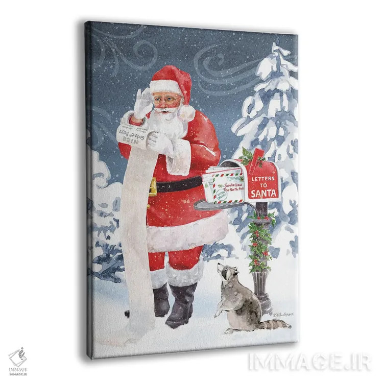 تابلو فهرست بابانوئل VII اثر بث گروو - نمای پرسپکتیو محصول