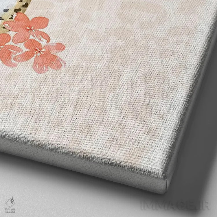 تابلو از دل جنگل VII اثر بث گروو - نمای نزدیک بافت بوم