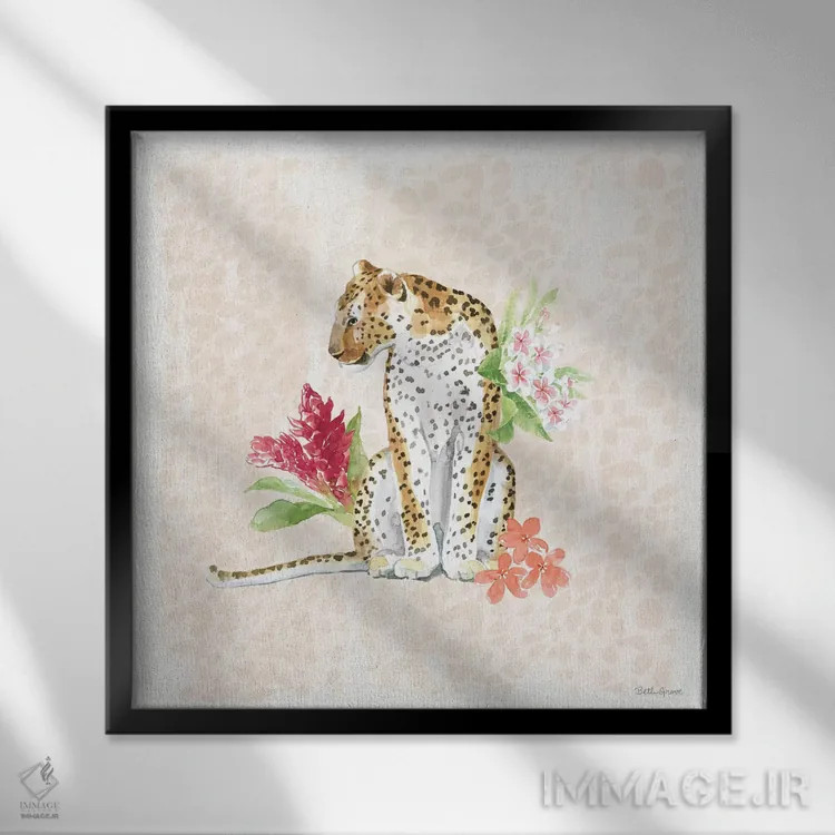 تابلو از دل جنگل VII اثر بث گروو - نمای قابدار مشکی