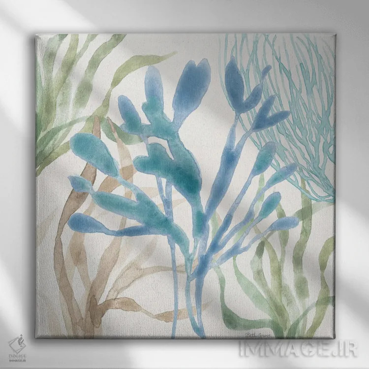 تابلو سواحل آرام IX اثر بث گروو - نمای روبهرو روی دیوار