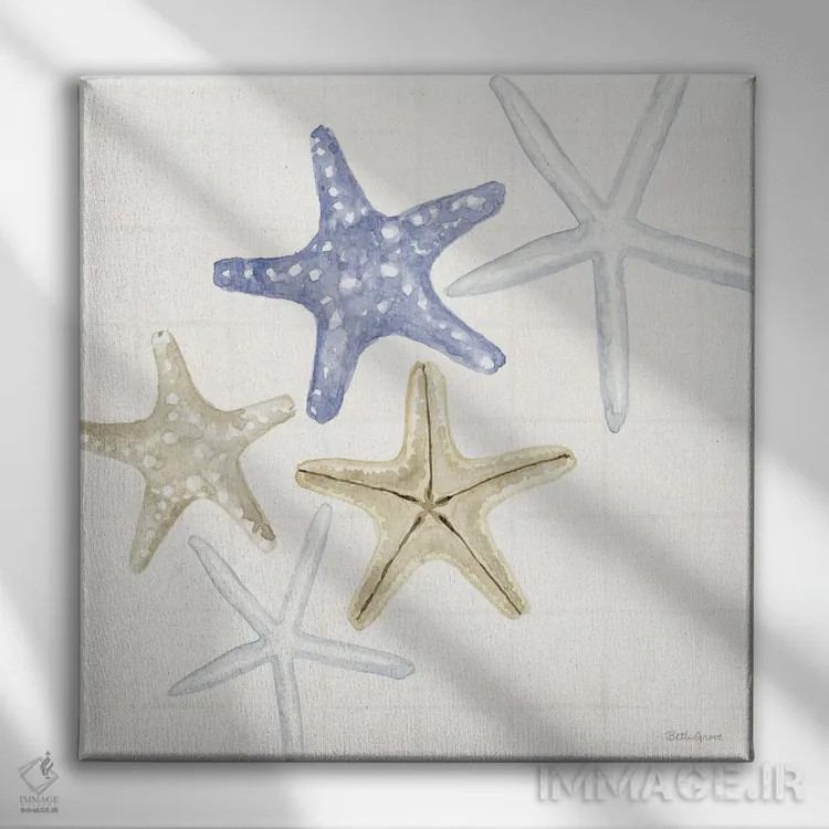 تابلو سواحل آرام IV اثر بث گروو - نمای روبهرو روی دیوار