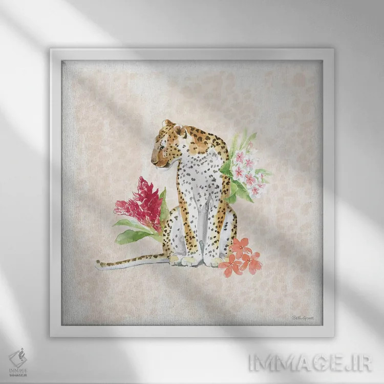 تابلو از دل جنگل VII اثر بث گروو - نمای قابدار سفید