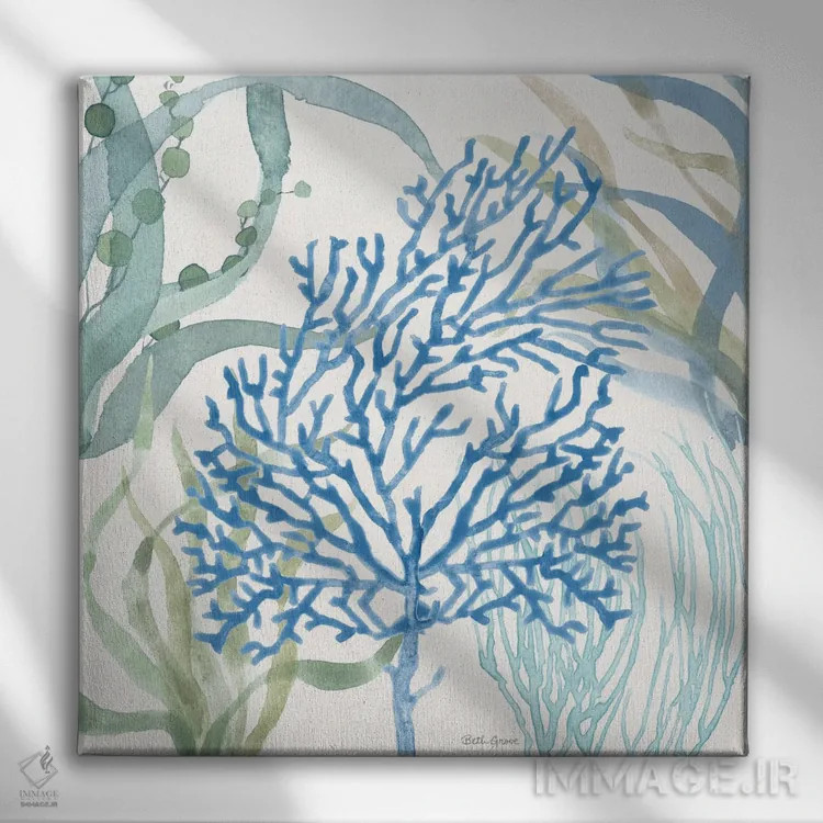 تابلو سواحل آرام VI اثر بث گروو - نمای روبهرو روی دیوار