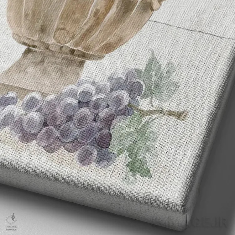 تابلو عشق بیزمان II اثر بث گروو - نمای نزدیک بافت بوم