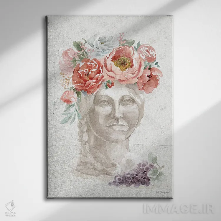 تابلو عشق بیزمان V اثر بث گروو - نمای روبهرو روی دیوار