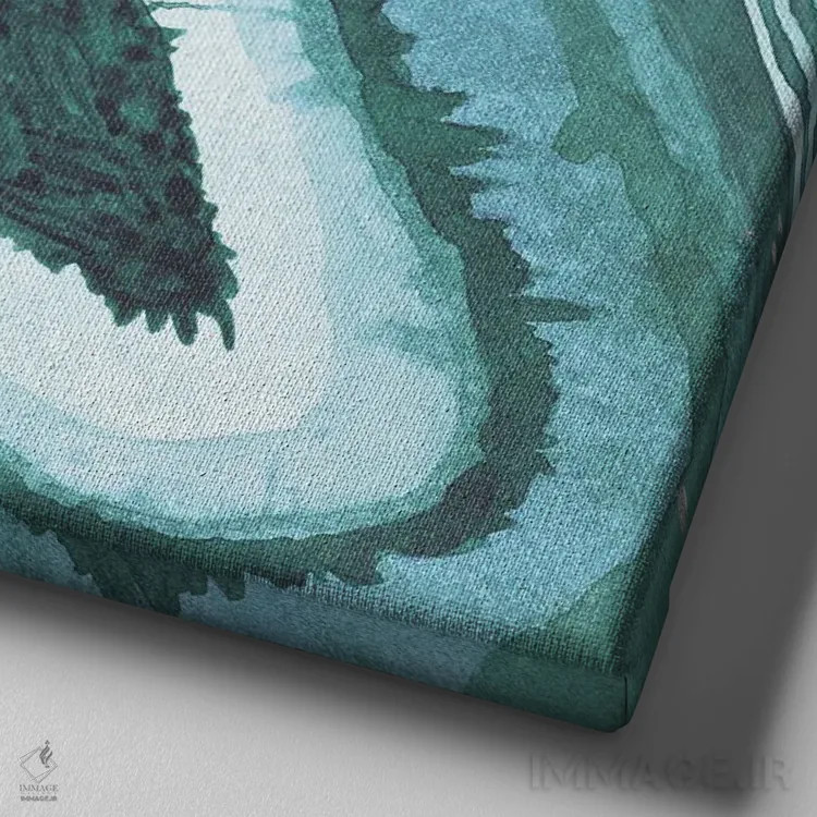 تابلو ژئود II اثر بث گروو - نمای نزدیک بافت بوم