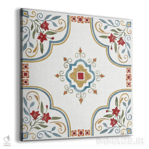 تابلو نقش مدیترانهای III اثر بث گروو - نمای پرسپکتیو محصول