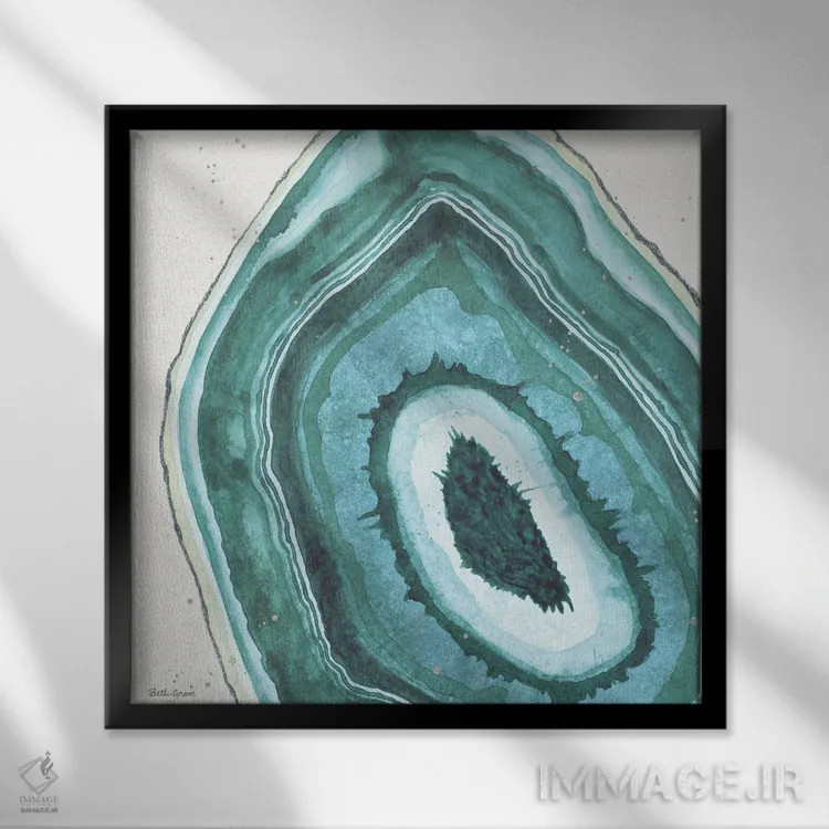 تابلو ژئود II اثر بث گروو - نمای قابدار مشکی