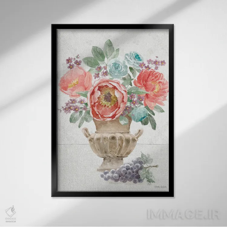 تابلو عشق بیزمان II اثر بث گروو - نمای قابدار مشکی