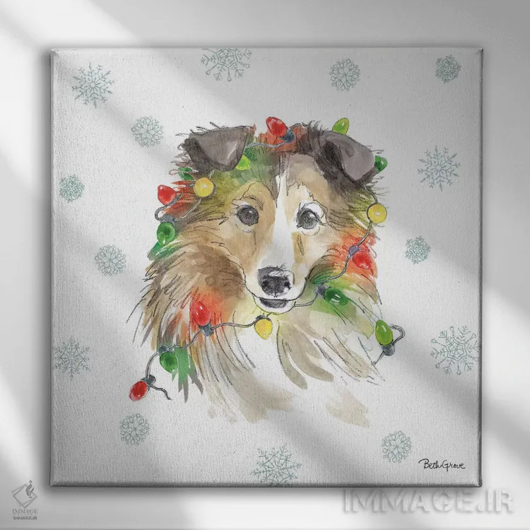 تابلو پنجههای تعطیلات IX (حیوانات) اثر بث گروو - نمای روبهرو روی دیوار