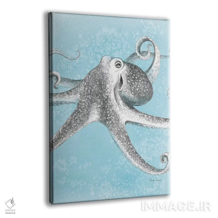 تابلو زندگی دریایی ساحلی II نسخه دوم اثر بث گروو - نمای پرسپکتیو محصول