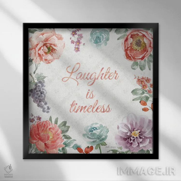 تابلو عشق بیزمان IX اثر بث گروو - نمای قابدار مشکی