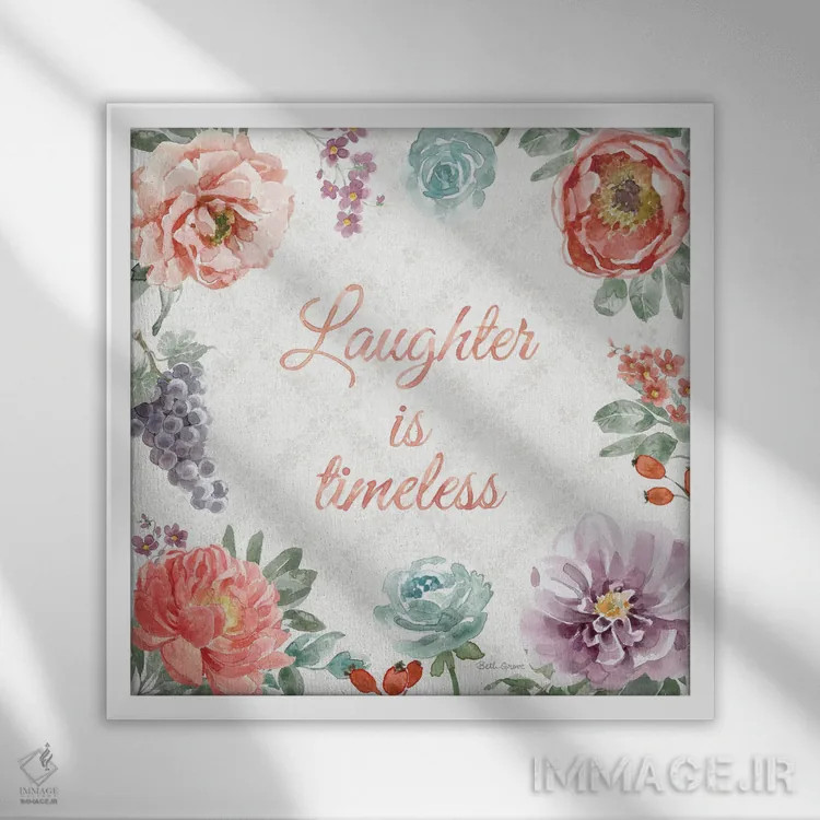 تابلو عشق بیزمان IX اثر بث گروو - نمای قابدار سفید