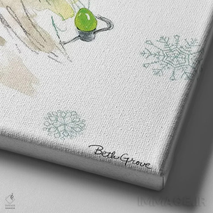 تابلو پنجههای تعطیلات IX (حیوانات) اثر بث گروو - نمای نزدیک بافت بوم