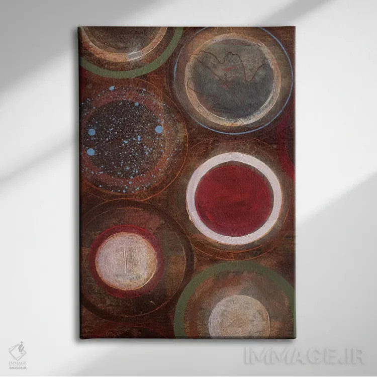 تابلو گویهای طبیعت II اثر لِزلی برنسن - نمای روبهرو روی دیوار