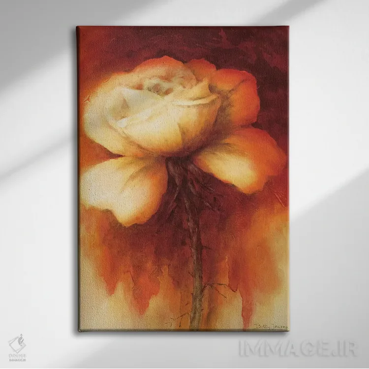 تابلو گل رز I اثر بتی جانسما - نمای روبهرو روی دیوار