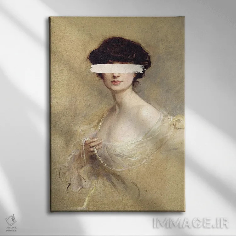 تابلو پرتره زن کلاسیک اثر بونا فیدسا - نمای روبهرو روی دیوار