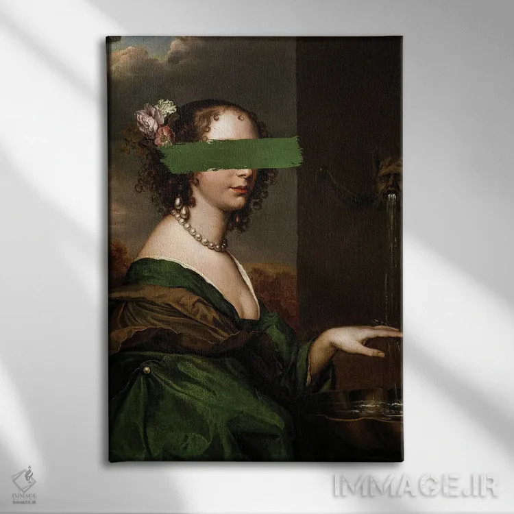 تابلو پرتره زن کلاسیک V اثر بونا فیدسا - نمای روبهرو روی دیوار