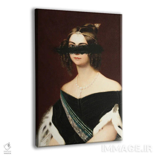 تابلو پرتره زن کلاسیک III اثر بونا فیدسا - نمای پرسپکتیو محصول