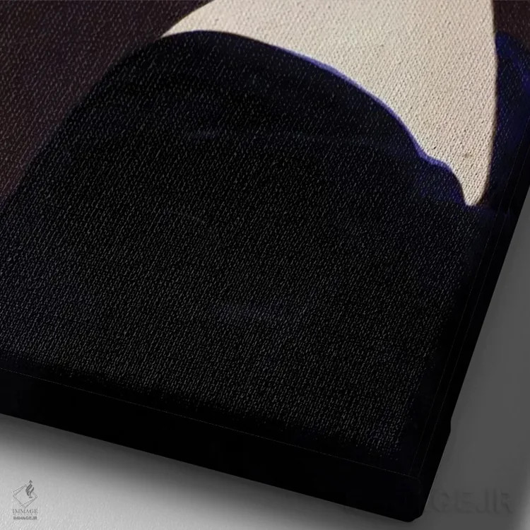 تابلو پرتره زن کلاسیک VI اثر بونا فیدسا - نمای نزدیک بافت بوم