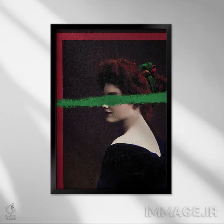 تابلو پرتره زن کلاسیک VI اثر بونا فیدسا - نمای قابدار مشکی