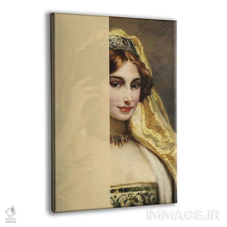 تابلو پرتره زن کلاسیک XVIII اثر بونا فیدسا - نمای پرسپکتیو محصول