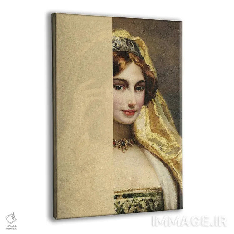 تابلو پرتره زن کلاسیک XVIII اثر بونا فیدسا - نمای پرسپکتیو محصول