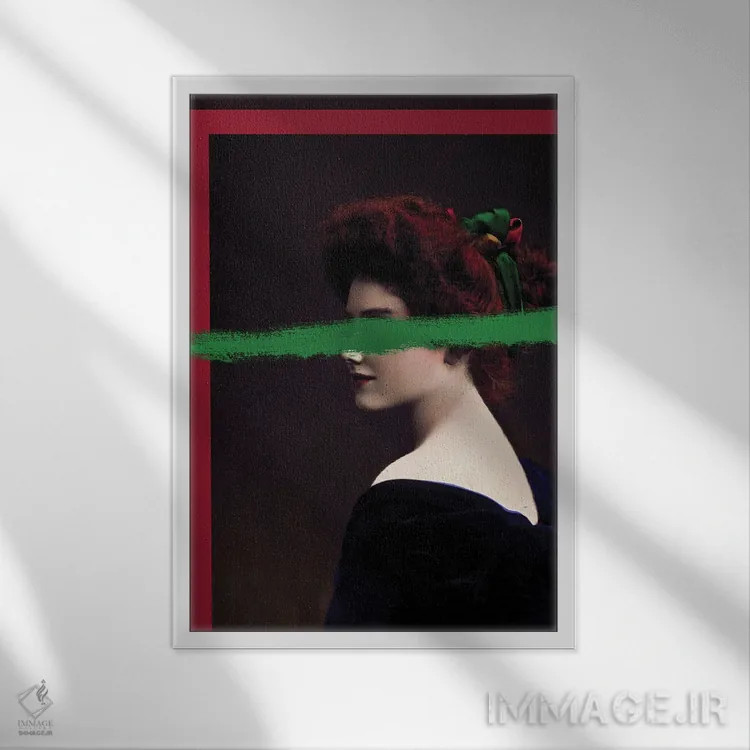 تابلو پرتره زن کلاسیک VI اثر بونا فیدسا - نمای قابدار سفید