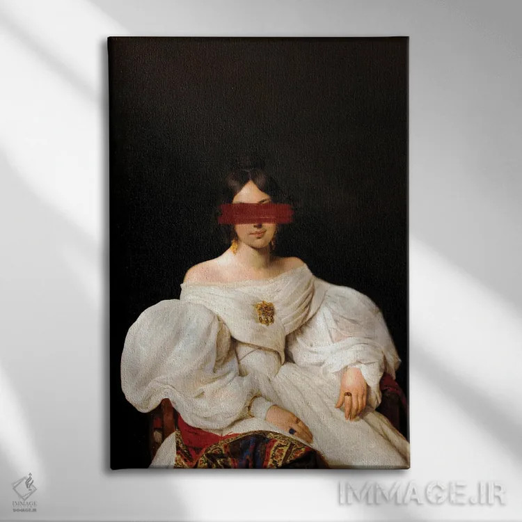 تابلو پرتره زن کلاسیک IX اثر بونا فیدسا - نمای روبهرو روی دیوار