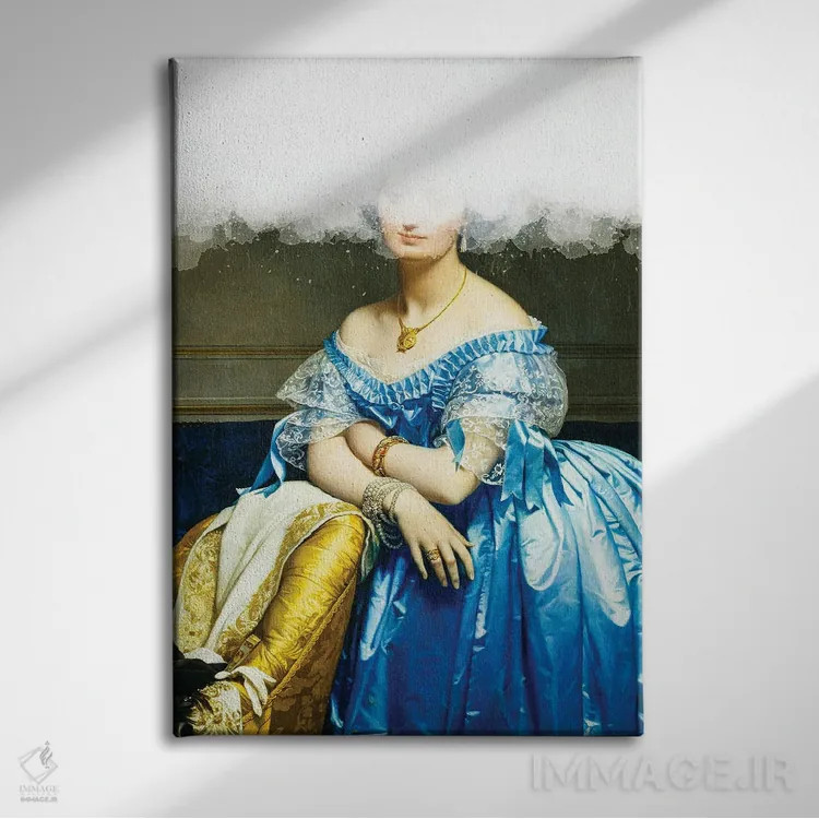 تابلو پرتره زن کلاسیک XIV اثر بونا فیدسا - نمای روبهرو روی دیوار