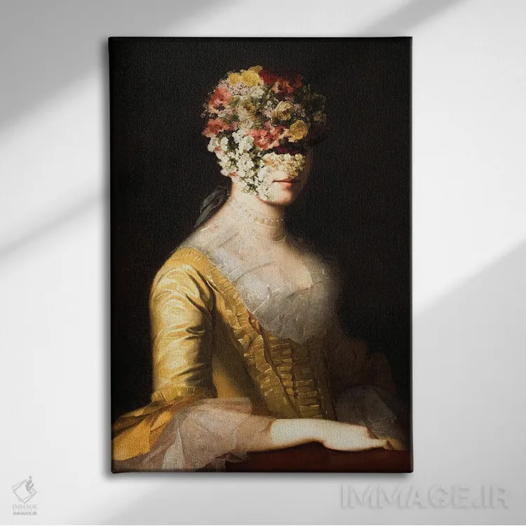 تابلو پرتره زن کلاسیک XXI اثر بونا فیدسا - نمای روبهرو روی دیوار