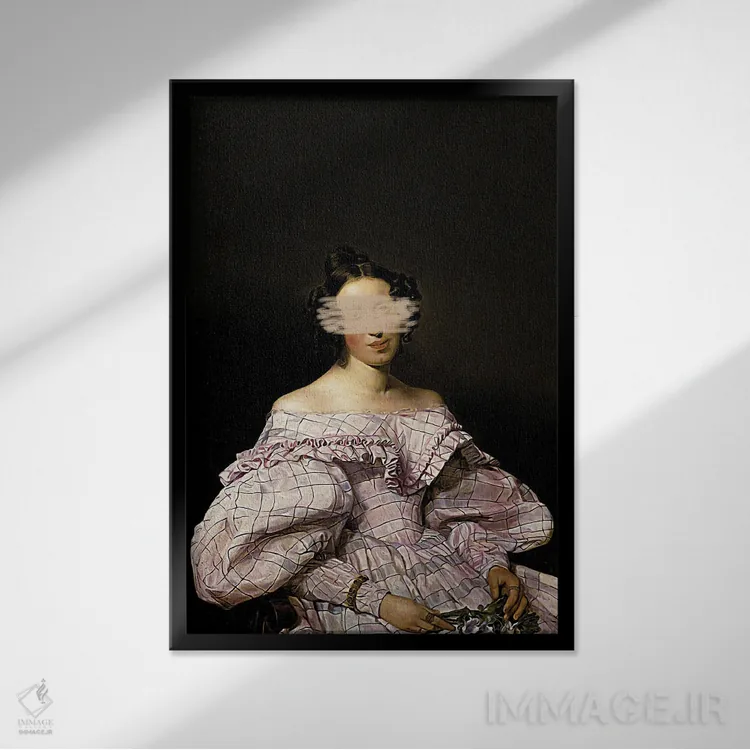 تابلو پرتره زن کلاسیک XXIV اثر بونا فیدسا - نمای قابدار مشکی