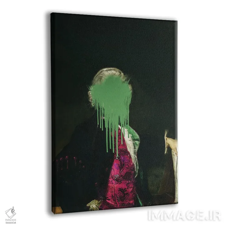 تابلو پاشیدن رنگ روی صورت I اثر بونا فیدسا - نمای پرسپکتیو محصول