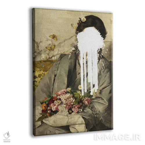 تابلو پاشیدن رنگ روی صورت II اثر بونا فیدسا - نمای پرسپکتیو محصول
